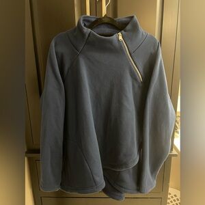 Athleta Deep Blue Fleece Top